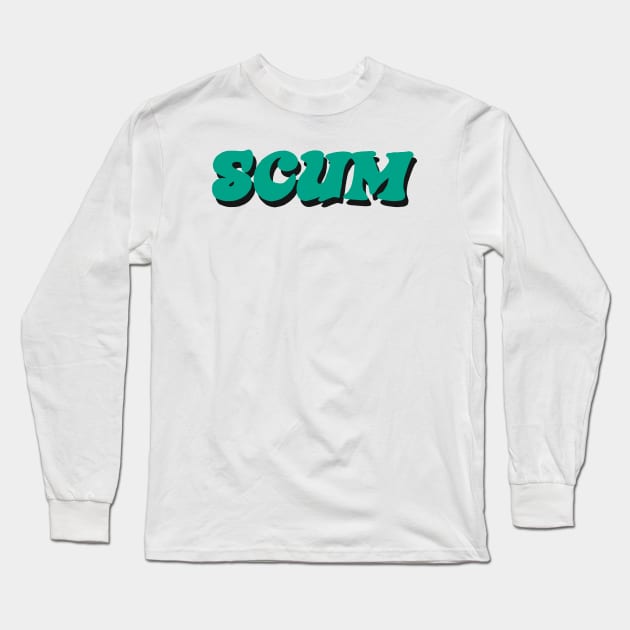 SCUM CLASSIC Long Sleeve T-Shirt by Altarnative